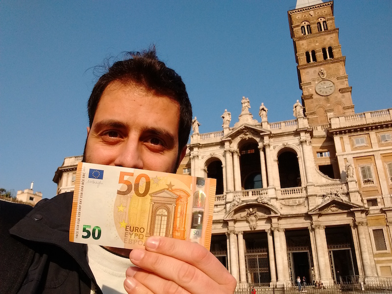 Prima 50 serie Europa (Piazza di Santa Maria Maggiore, 2017 04 04).jpg