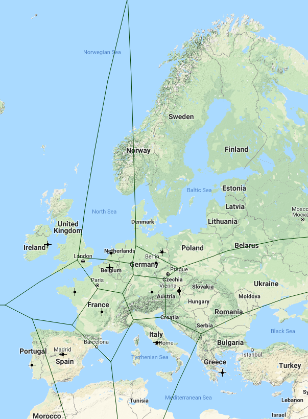 Nearest Europa series banknote printing facilities.png