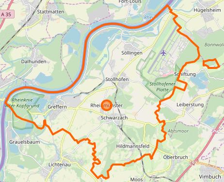 Village Rheinmünster, Verwaltungsverband Rheinmünster-Lichtenau, Landkreis Rastatt, Regierungsbezirk Karlsruhe, Baden-Württemberg, 77836, Germany