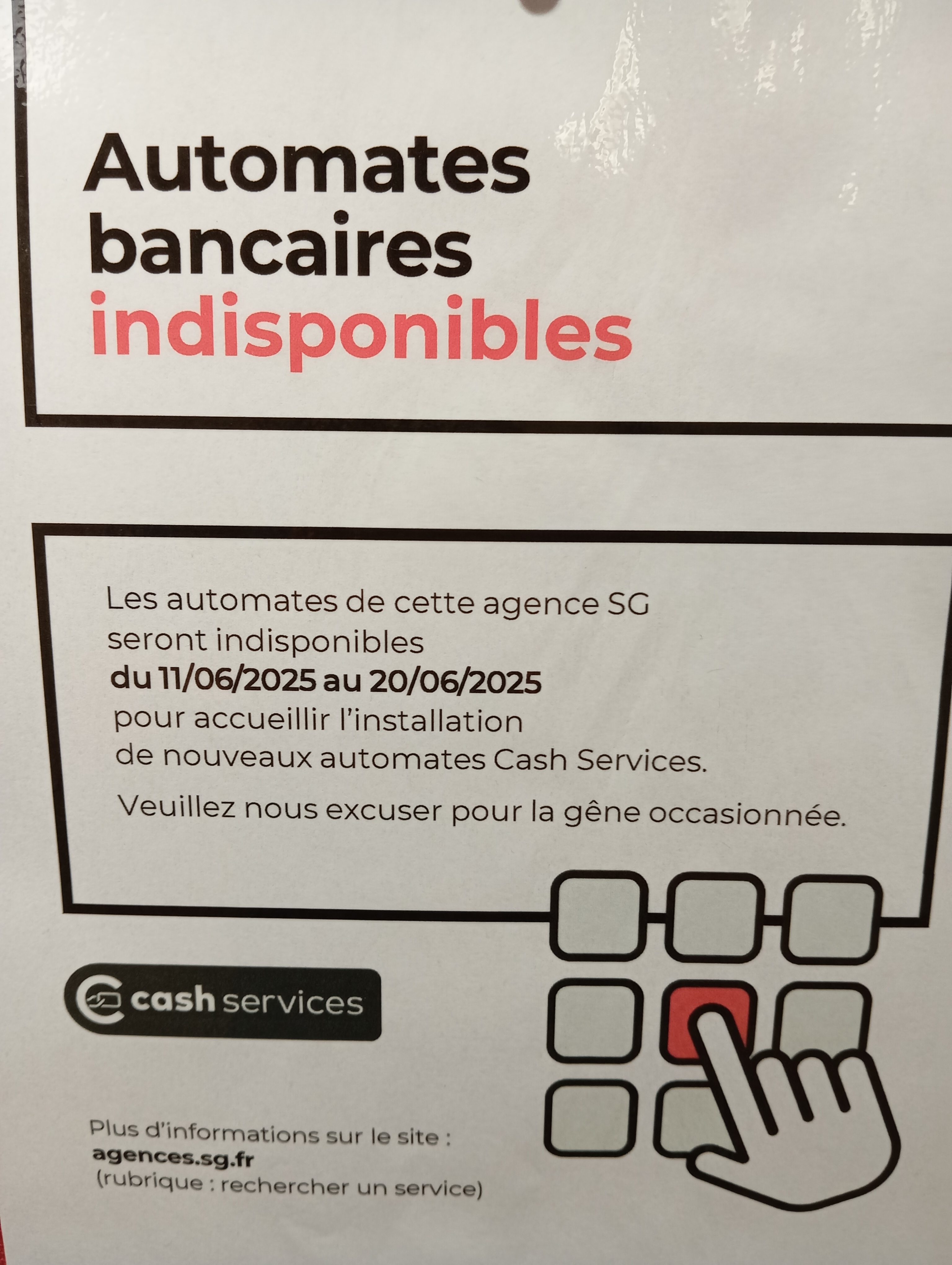 Affiche Cashservice
