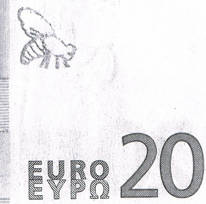 20 euro met stempel van een bij..jpg
